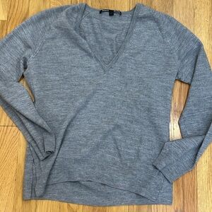Proenza Shouler V-Neck Sweater merino grey